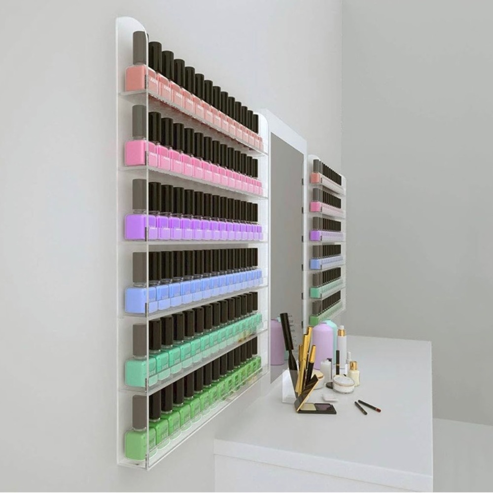 BRAND NEW Acrylic nail polish/accessory shelf